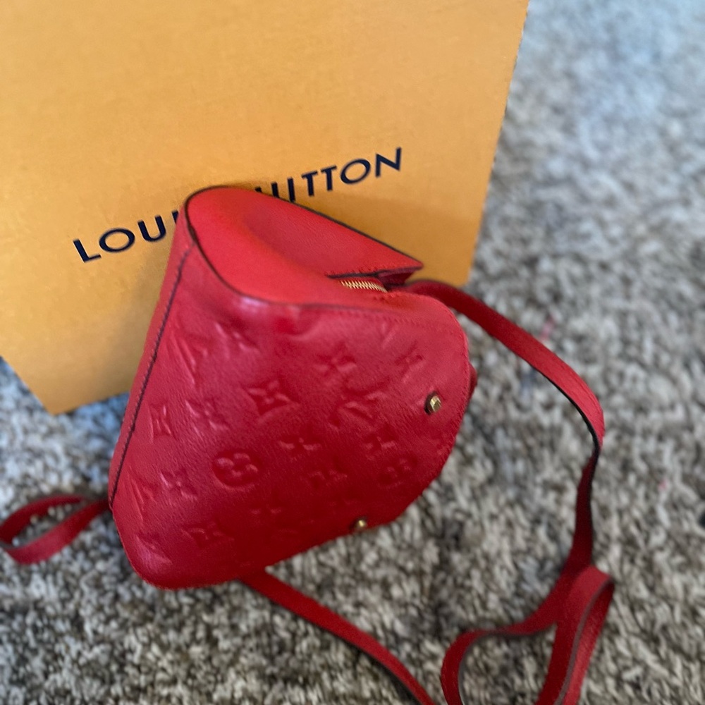 Louis Vuitton Empreinte Montaigne Nano Cherry
